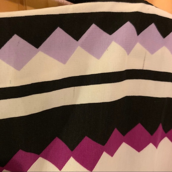 XL geometric print dress with pockets - Picture 4 of 5